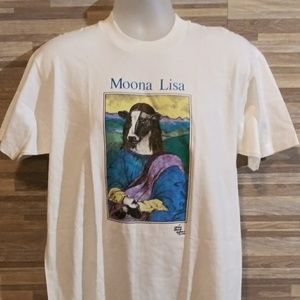 1988 Vintage Moona Lisa Shirt Size Large